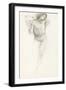 Study of Perseus for the 'Rock of Doom'-Edward Burne-Jones-Framed Giclee Print