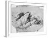 'Study of Rock Formations', c1480 (1945)-Leonardo Da Vinci-Framed Giclee Print