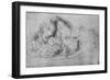 'Study of Rock Formations', c1480 (1945)-Leonardo Da Vinci-Framed Giclee Print