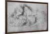 'Study of Rock Formations', c1480 (1945)-Leonardo Da Vinci-Framed Giclee Print