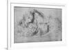 'Study of Rock Formations', c1480 (1945)-Leonardo Da Vinci-Framed Giclee Print