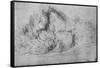 'Study of Rock Formations', c1480 (1945)-Leonardo Da Vinci-Framed Stretched Canvas