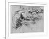 'Study of Rock Formations', c1480 (1945)-Leonardo Da Vinci-Framed Giclee Print