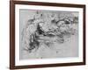 'Study of Rock Formations', c1480 (1945)-Leonardo Da Vinci-Framed Giclee Print