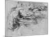 'Study of Rock Formations', c1480 (1945)-Leonardo Da Vinci-Mounted Giclee Print