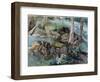 Study of Rocks and Ferns in a Wood at Crossmount, Perthshire, 1843-John Ruskin-Framed Giclee Print