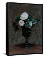 Study of Roses, 1872-Ignace Henri Jean Fantin-Latour-Framed Stretched Canvas