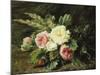 Study of Roses-Gerardina Jacoba Backhuysen-Mounted Giclee Print