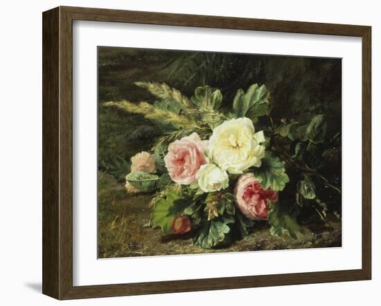 Study of Roses-Gerardina Jacoba Backhuysen-Framed Giclee Print