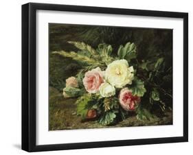 Study of Roses-Gerardina Jacoba Backhuysen-Framed Giclee Print