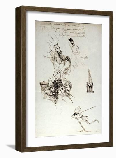 Study of Russians, C1823-1870-Prosper Merimee-Framed Giclee Print