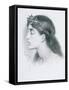 Study of Sappho-Simeon Solomon-Framed Stretched Canvas