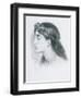 Study of Sappho-Simeon Solomon-Framed Giclee Print