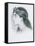 Study of Sappho-Simeon Solomon-Framed Stretched Canvas