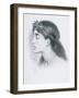 Study of Sappho-Simeon Solomon-Framed Giclee Print