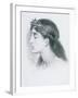 Study of Sappho-Simeon Solomon-Framed Giclee Print