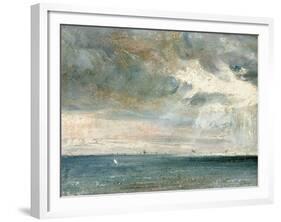 Study of Sea and Sky (A Storm Off the South Coast)-John Constable-Framed Giclee Print