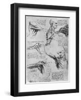 Study of Shoulder Joints, 1510-1511-Leonardo da Vinci-Framed Giclee Print