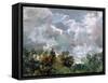 Study of Sky and Trees-John Constable-Framed Stretched Canvas