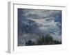 Study of Sky and Trees-John Constable-Framed Giclee Print