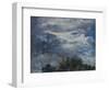 Study of Sky and Trees-John Constable-Framed Giclee Print