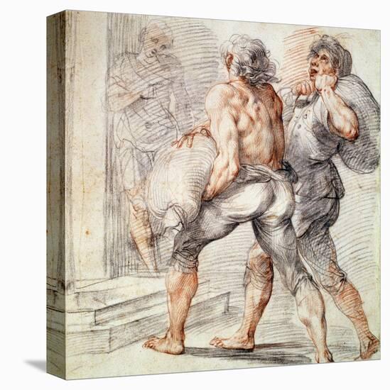 Study of Tax Collectors, 1591-1593-Giuseppe Cesari-Stretched Canvas