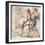 Study of Tax Collectors, 1591-1593-Giuseppe Cesari-Framed Giclee Print