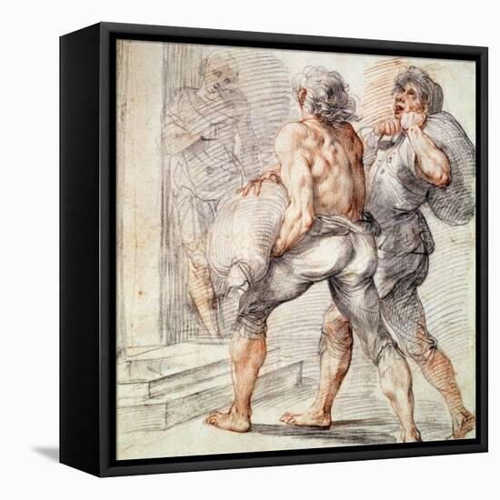 Study of Tax Collectors, 1591-1593-Giuseppe Cesari-Framed Stretched Canvas