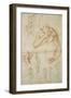 Study of the Assisting Figure of the Libyan Sibyl, C.1512-Michelangelo Buonarroti-Framed Giclee Print