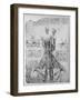 'Study of the Back View of a Skeleton, Showing the Tendons of the Neck', c1480 (1945)-Leonardo Da Vinci-Framed Giclee Print