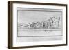 Study of the Frieze from a Pediment of the Parthenon-Jacques Carrey-Framed Giclee Print