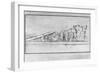 Study of the Frieze from a Pediment of the Parthenon-Jacques Carrey-Framed Giclee Print