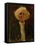 Study of the Head of a Blind Man-Gustav Klimt-Framed Stretched Canvas