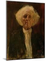 Study of the Head of a Blind Man-Gustav Klimt-Mounted Giclee Print