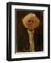 Study of the Head of a Blind Man-Gustav Klimt-Framed Giclee Print