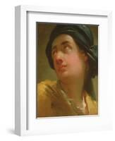 Study of the Head of a Youth-Ubaldo Gandolfi-Framed Giclee Print