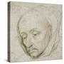 Study of the Head of an Old Man, 15th Century-Rogier van der Weyden-Stretched Canvas