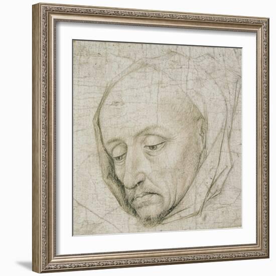 Study of the Head of an Old Man, 15th Century-Rogier van der Weyden-Framed Giclee Print