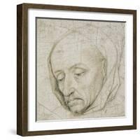 Study of the Head of an Old Man, 15th Century-Rogier van der Weyden-Framed Giclee Print