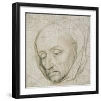 Study of the Head of an Old Man, 15th Century-Rogier van der Weyden-Framed Giclee Print