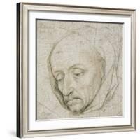 Study of the Head of an Old Man, 15th Century-Rogier van der Weyden-Framed Giclee Print