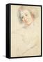 Study of the Head of St. Apollonia-Peter Paul Rubens-Framed Stretched Canvas