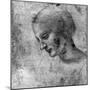 Study of the Head of the Madonna, 15th Century-Leonardo da Vinci-Mounted Giclee Print