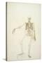 Study of the Human Figure, Anterior View-George Stubbs-Stretched Canvas