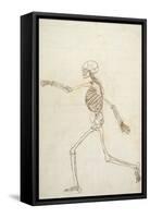 Study of the Human Figure, Lateral View-George Stubbs-Framed Stretched Canvas