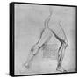 'Study of the Legs of a Man Lunging to the Right', c1480 (1945)-Leonardo Da Vinci-Framed Stretched Canvas