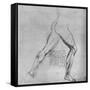 'Study of the Legs of a Man Lunging to the Right', c1480 (1945)-Leonardo Da Vinci-Framed Stretched Canvas