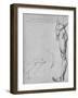 'Study of the Lower Half of a Man and of Machinery', c1480 (1945)-Leonardo Da Vinci-Framed Giclee Print