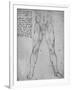 'Study of the Lower Half of a Nude Man Facing to the Front', c1480 (1945)-Leonardo Da Vinci-Framed Giclee Print