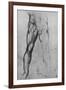 'Study of the Lower Half of a Nude Man Facing to the Front', c1480 (1945)-Leonardo Da Vinci-Framed Giclee Print